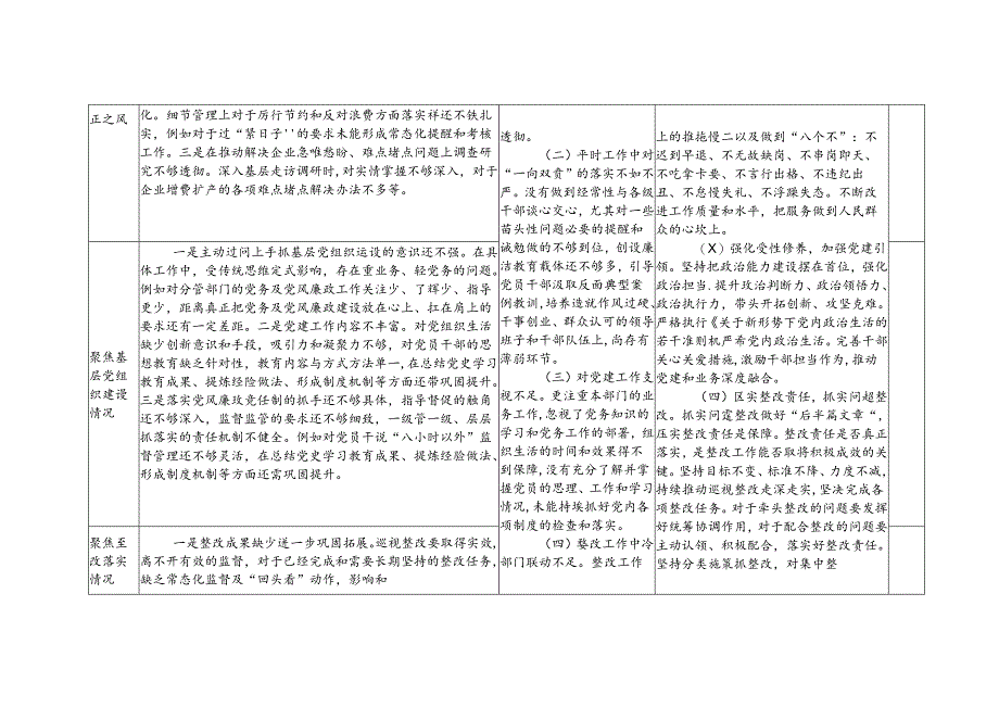 巡察整改专题民主生活会个人对照检查（四个方面）存在问题检视剖析整改清单台账.docx_第2页
