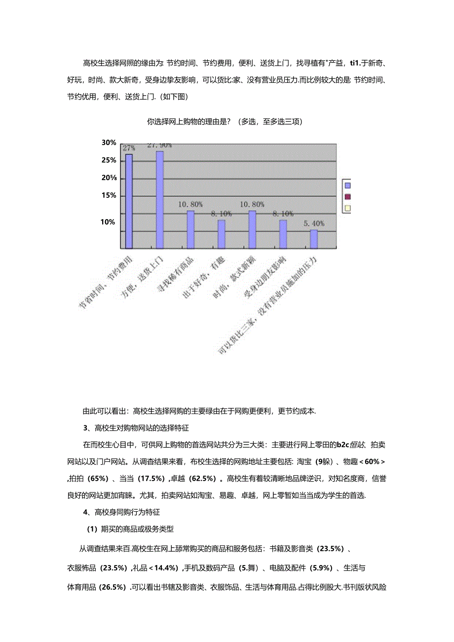 关于大学生网上购物市场潜力的调查报告.docx_第2页