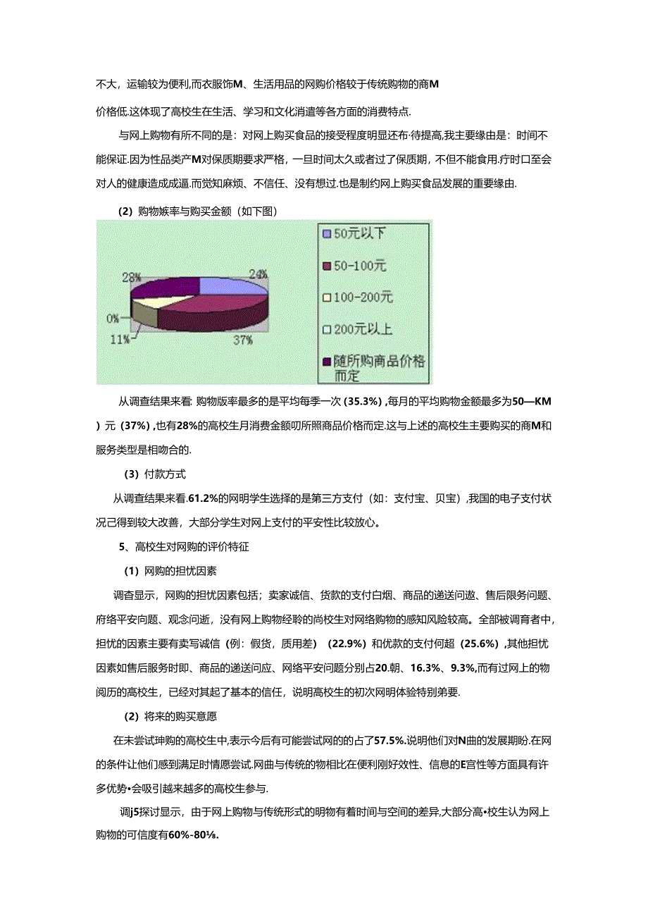 关于大学生网上购物市场潜力的调查报告.docx_第3页