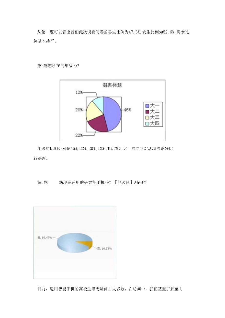 关于大学生手机使用情况的调查与分析.docx_第1页