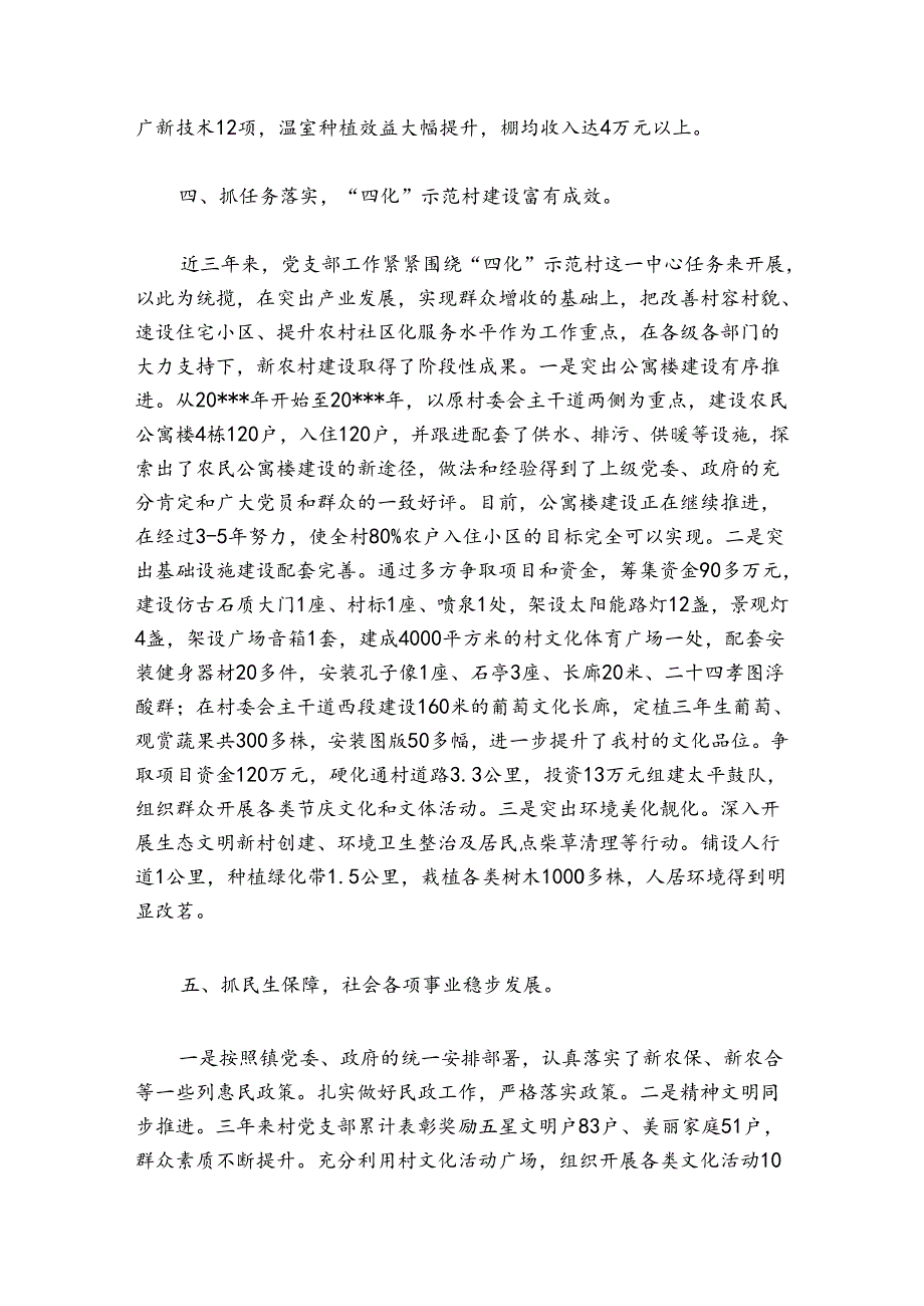 2024年村支部党建述职工作总结集合5篇.docx_第3页