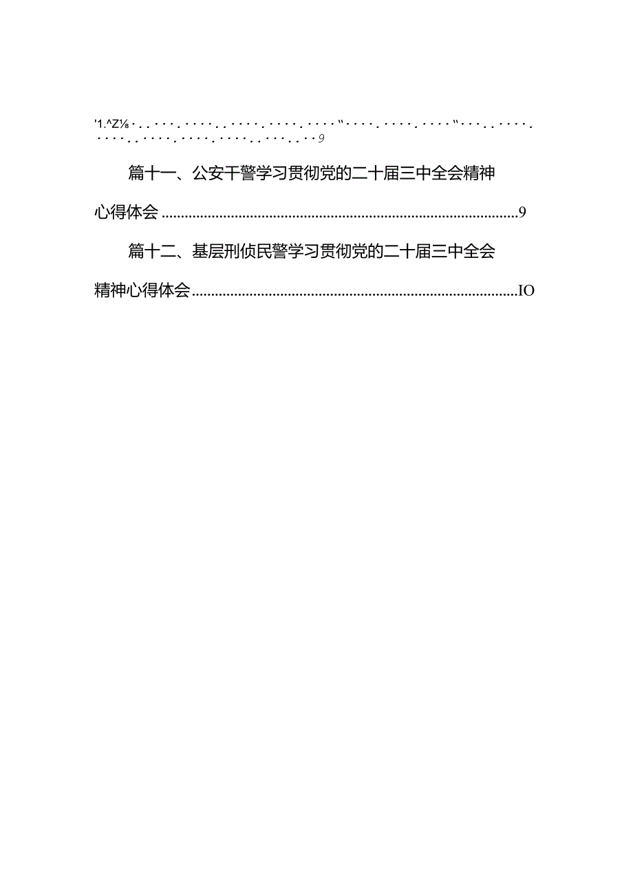 青年民警学习贯彻党的二十届三中全会精神心得体会12篇（详细版）.docx_第2页