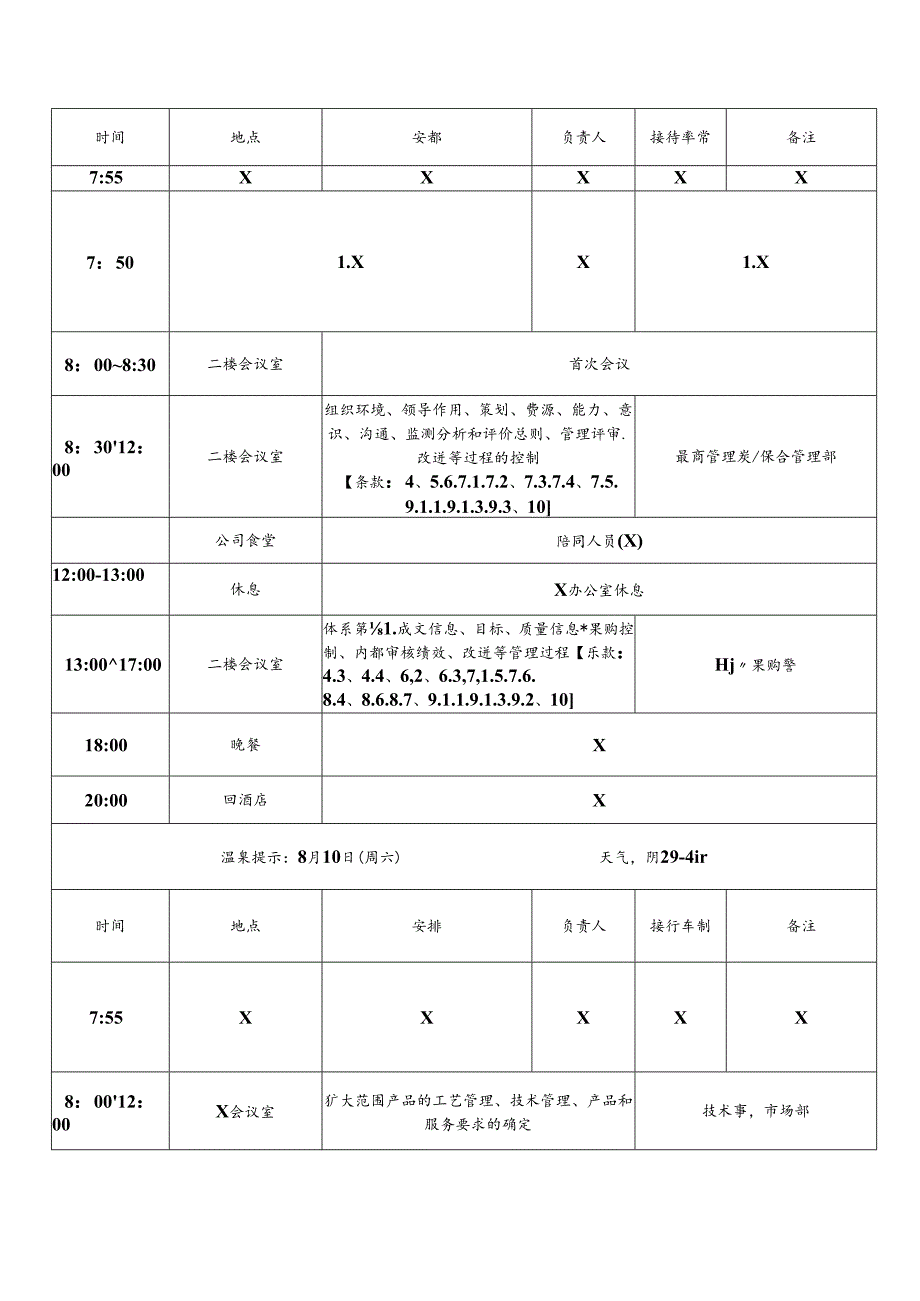 质量管理体系年度监督现场审核接待计划.docx_第2页