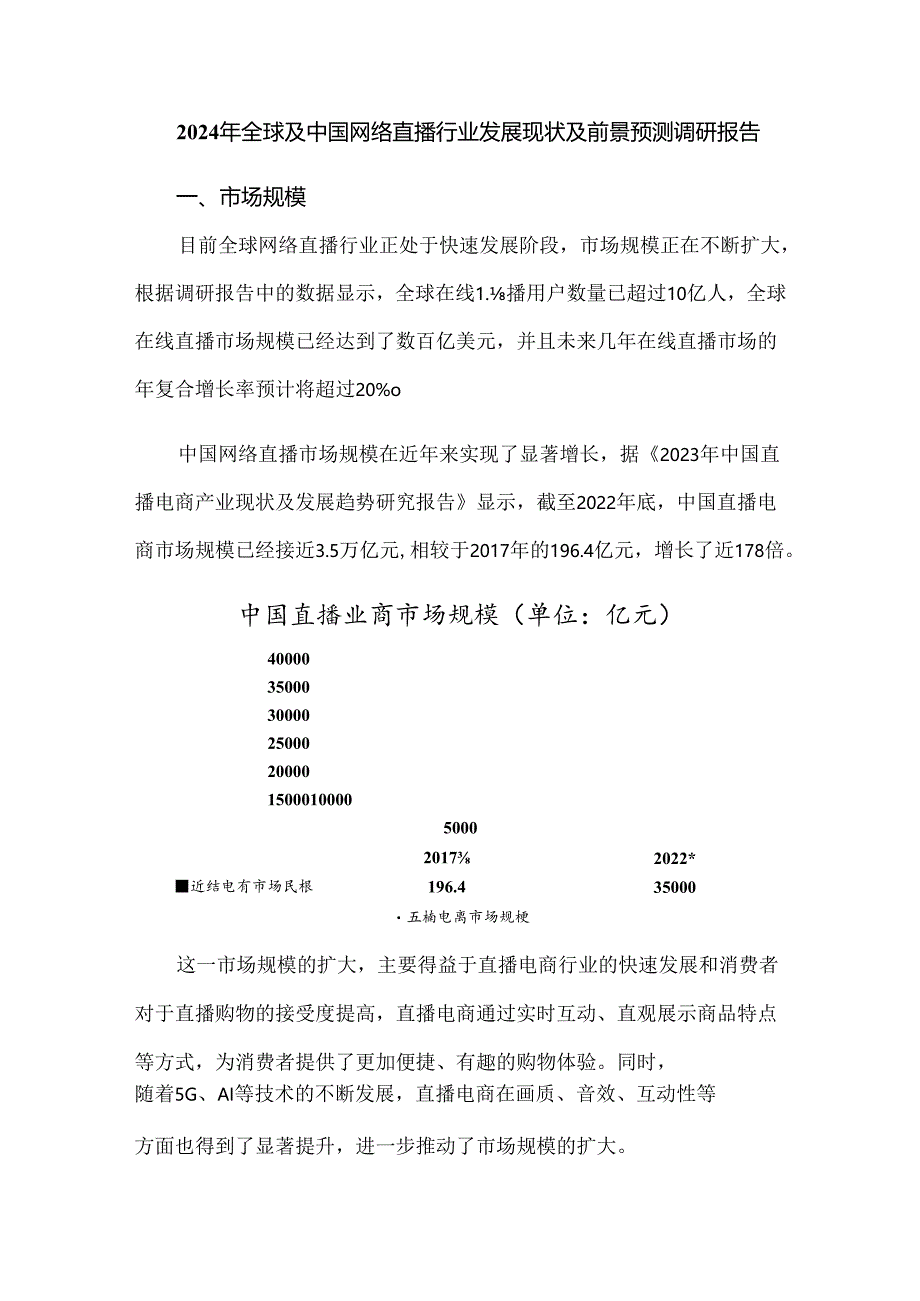 2024年全球及中国网络直播行业发展现状及前景预测调研报告.docx_第1页