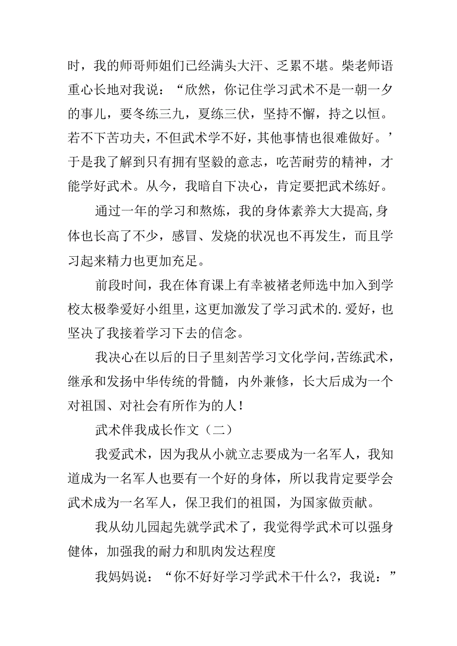 关于武术伴我成长作文.docx_第2页