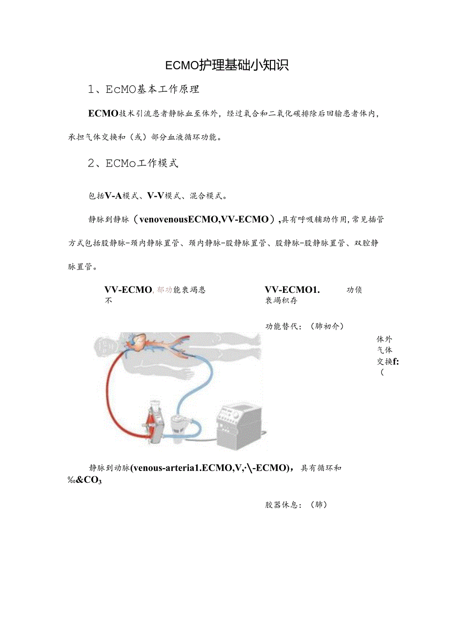 ECMO护理基础小知识.docx_第1页