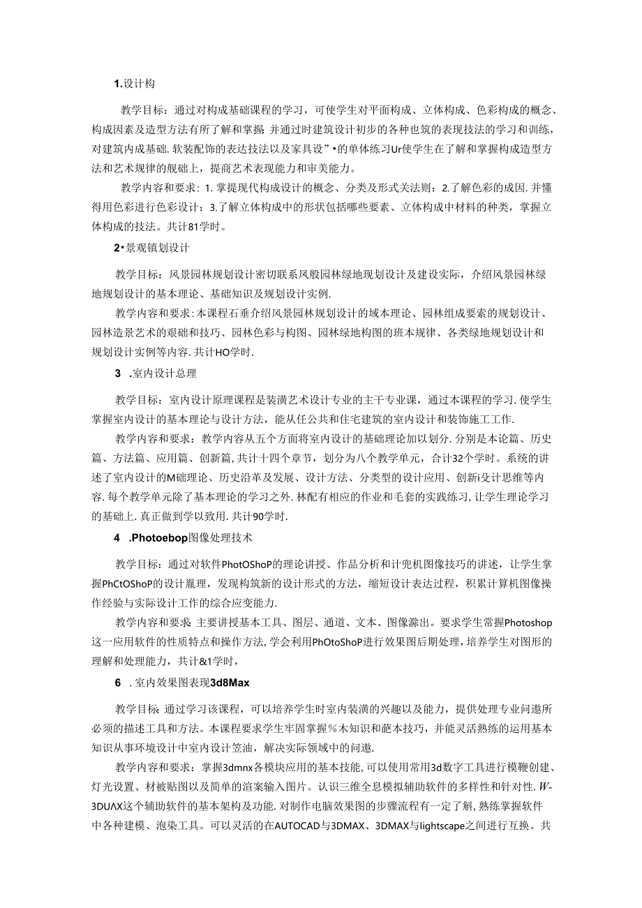 职业技术学校建筑装饰工程技术专业人才培养方案.docx_第3页