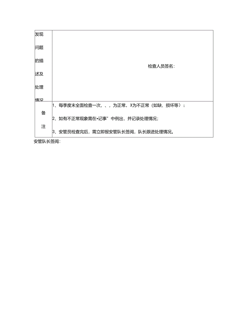 办公楼物业服务消防栓检查记录表.docx_第2页