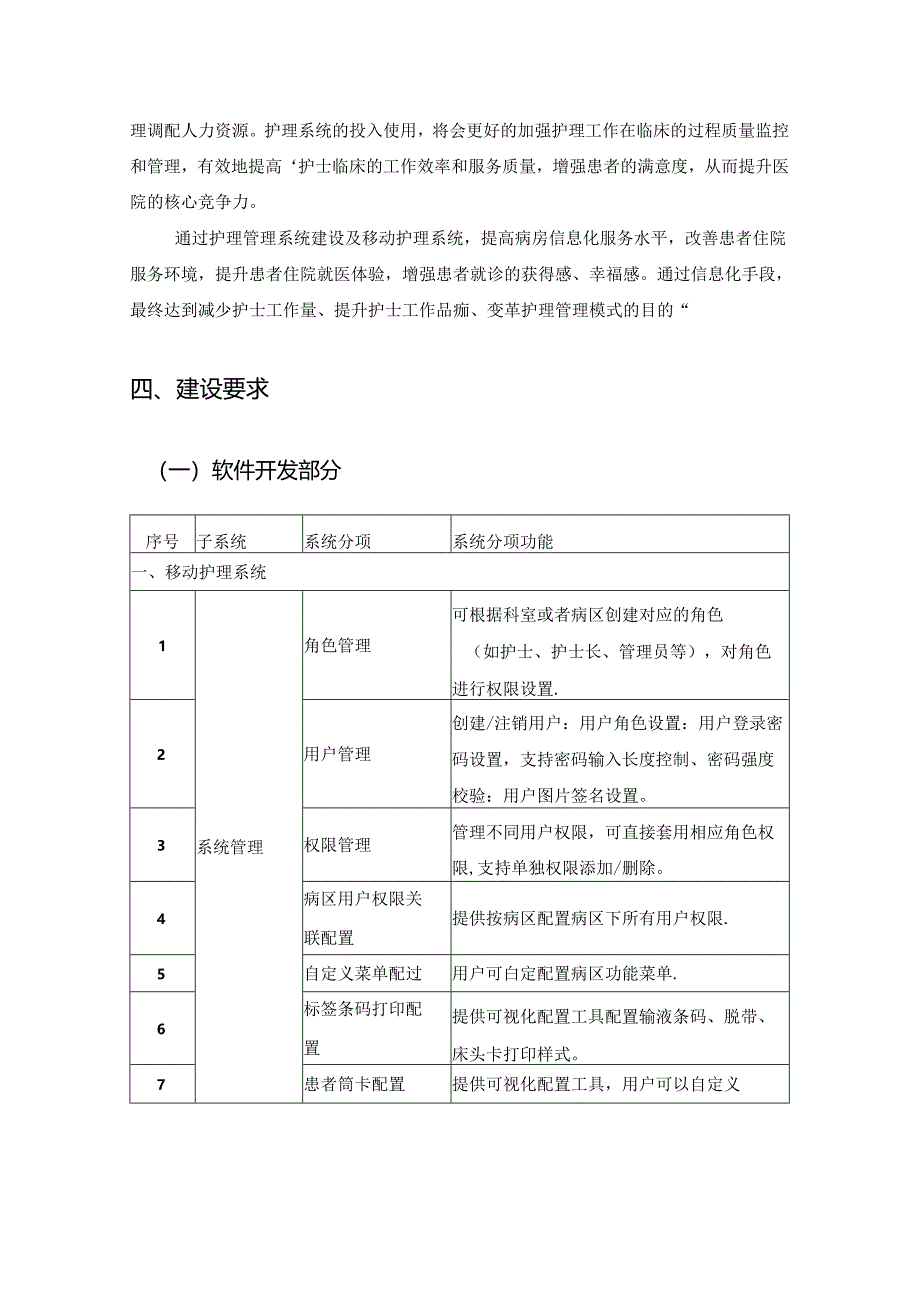 XX医院护理管理信息系统及移动护理系统建设需求说明.docx_第2页