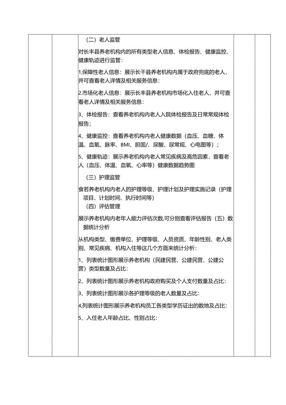 长丰县5G智慧养老综合信息平台建设采购需求（挂网）.docx_第3页