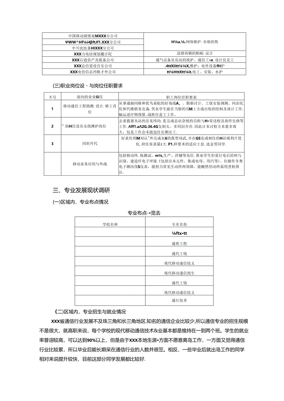 职业学院现代移动通信技术专业人才需求与专业改革的调研报告.docx_第3页