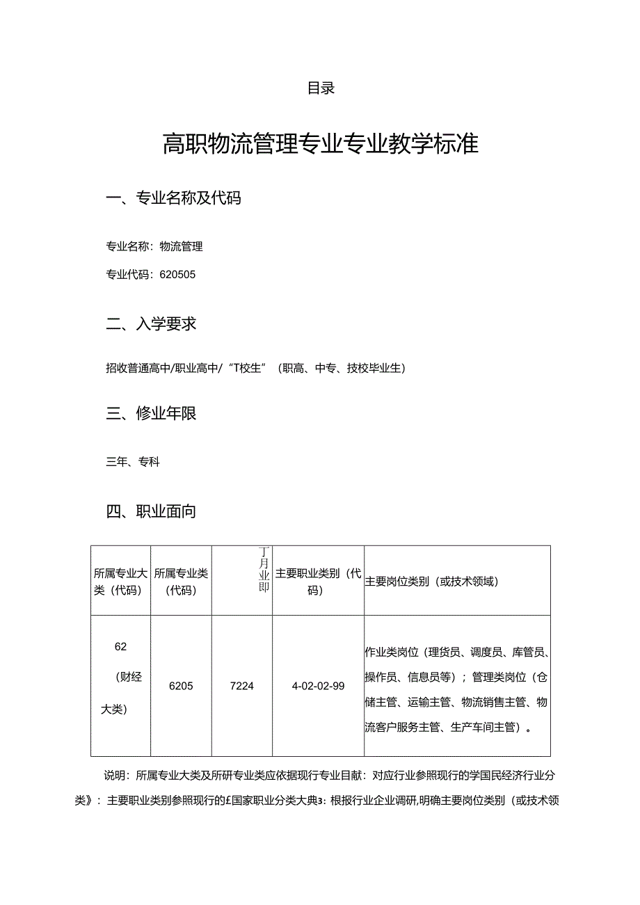 职业技术学院高职物流管理专业人才培养方案.docx_第2页