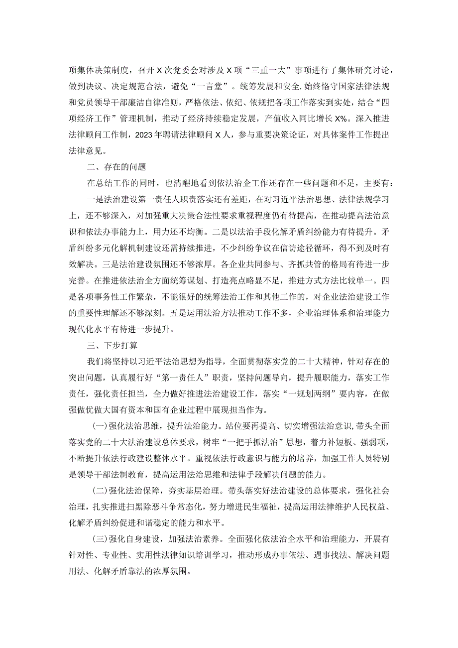 党委书记2023年度述法报告.docx_第2页