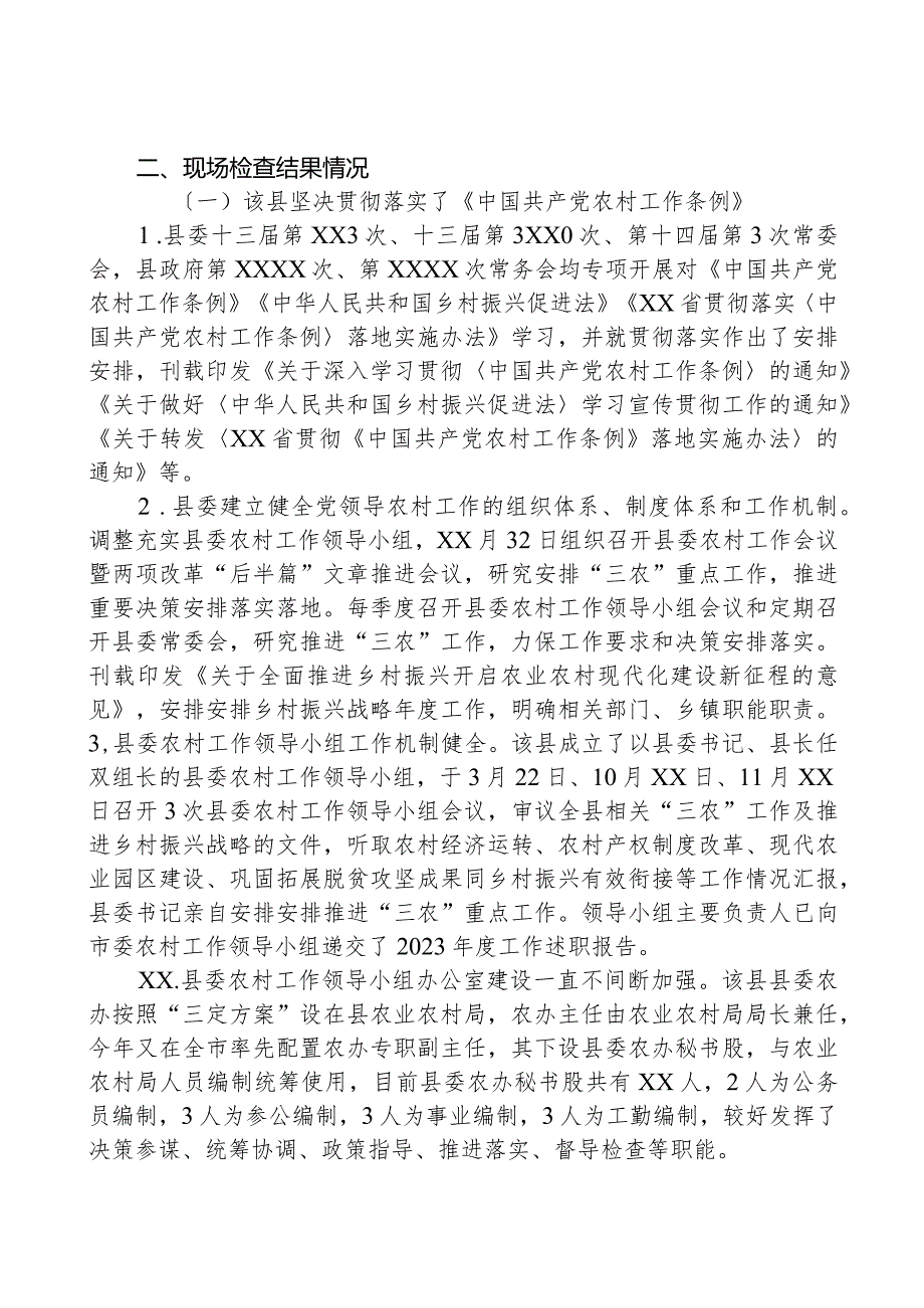 乡村振兴实绩考核现场检查报告.docx_第2页