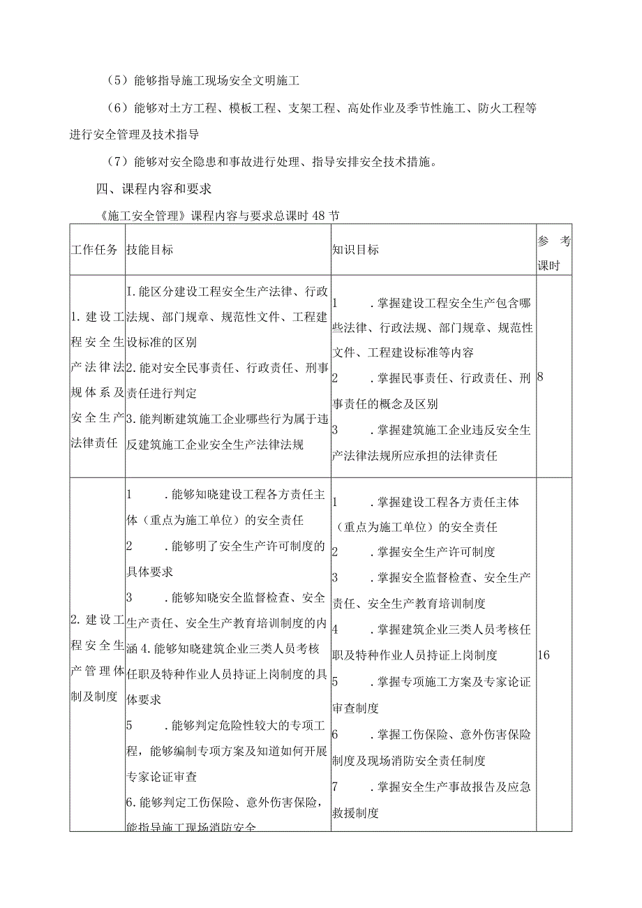 《施工安全管理》课程标准.docx_第2页