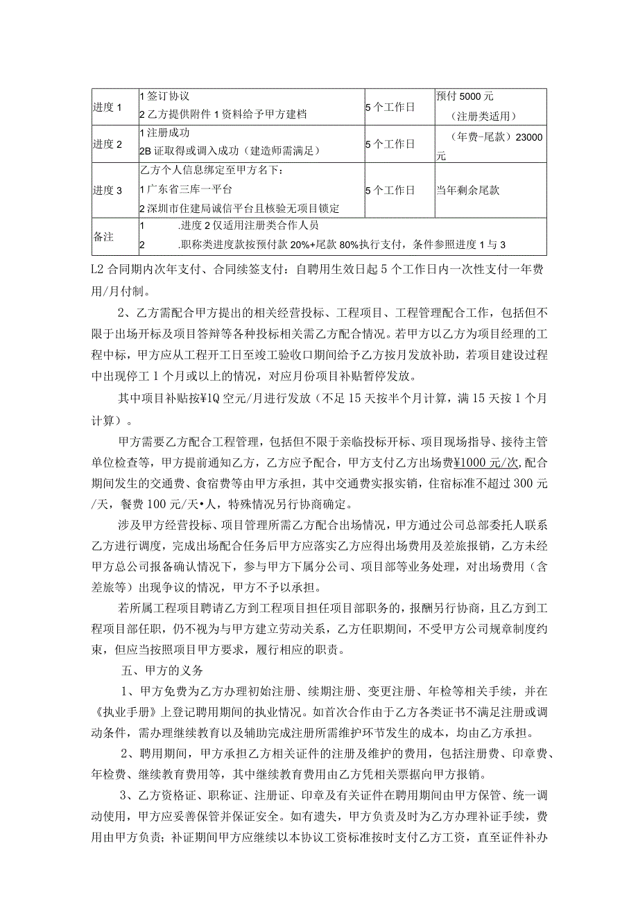 深圳市二级建造师聘用合同1（范本）.docx_第2页