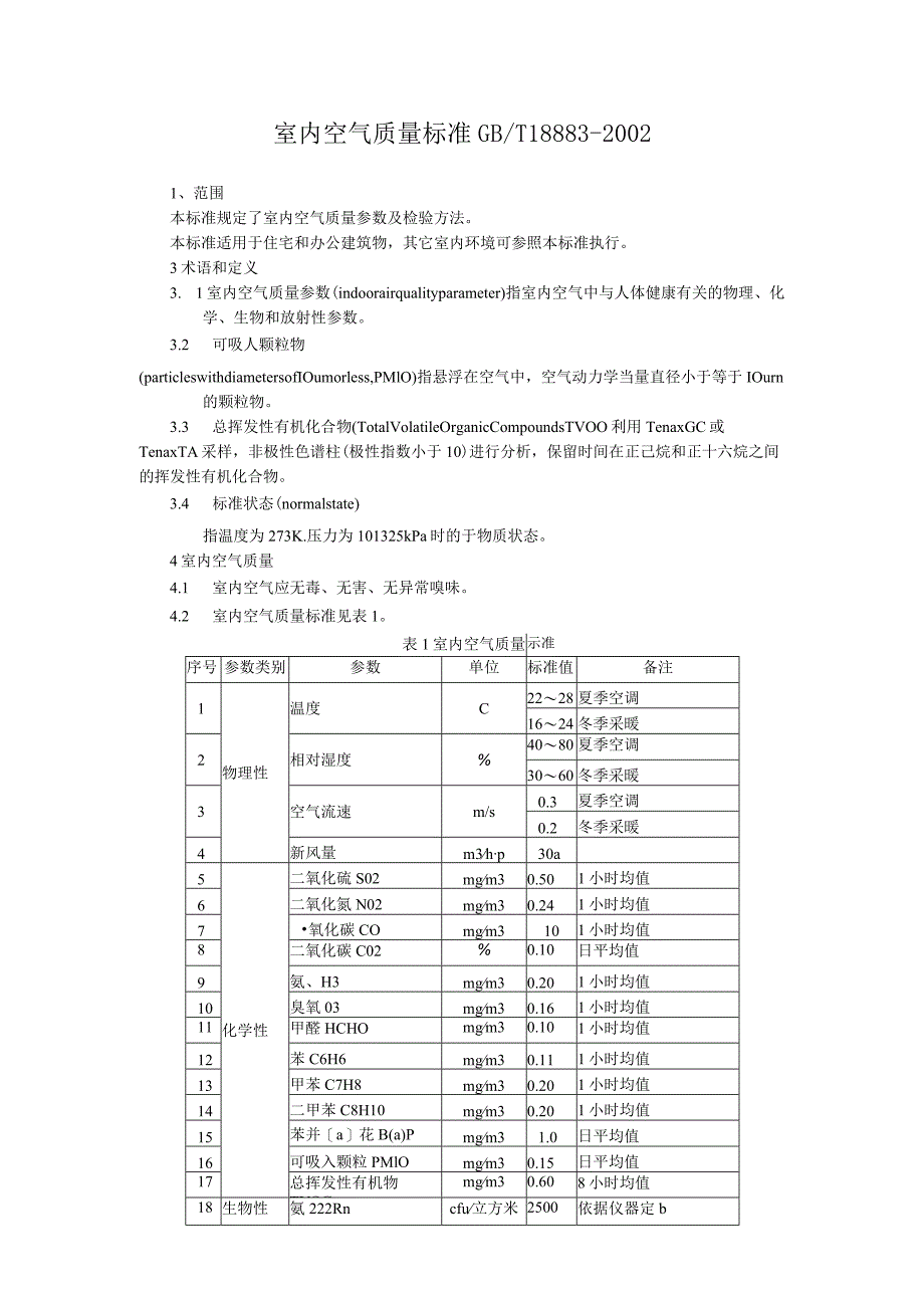 室内空气质量标准.docx_第1页