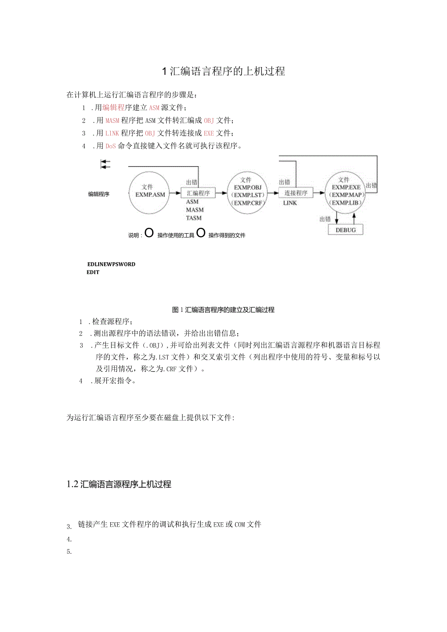 实验一 8086汇编语言上机调试.docx_第1页