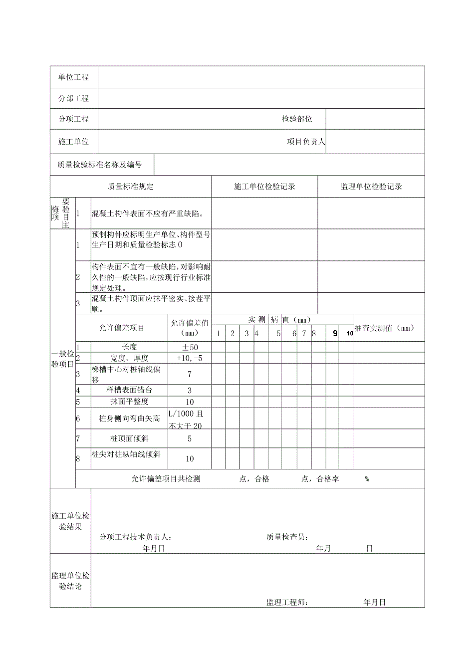 2.1.6.12预制板桩允许偏差.docx_第1页