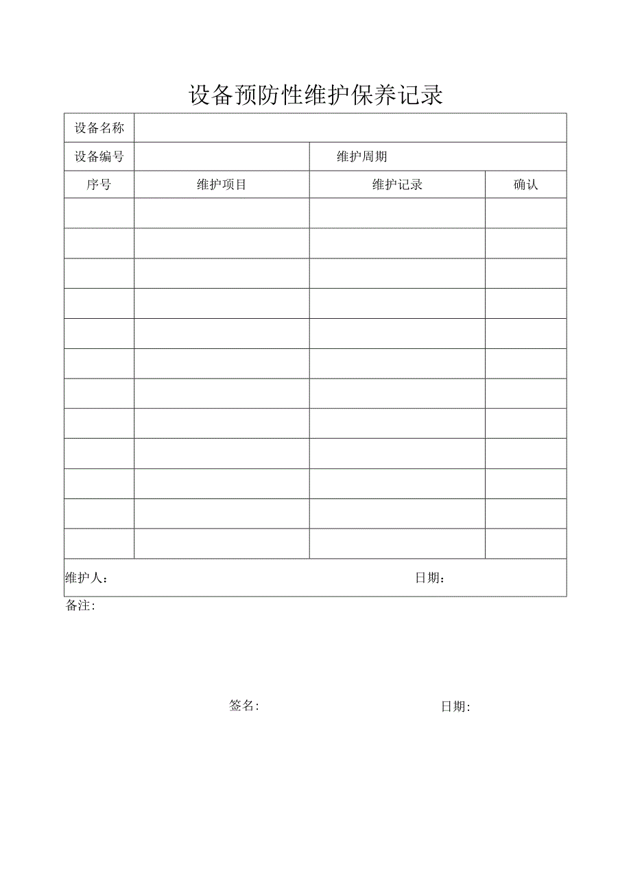 F-SOP-07-10-009-01设备预防性维护保养年度计划审批页.docx_第2页