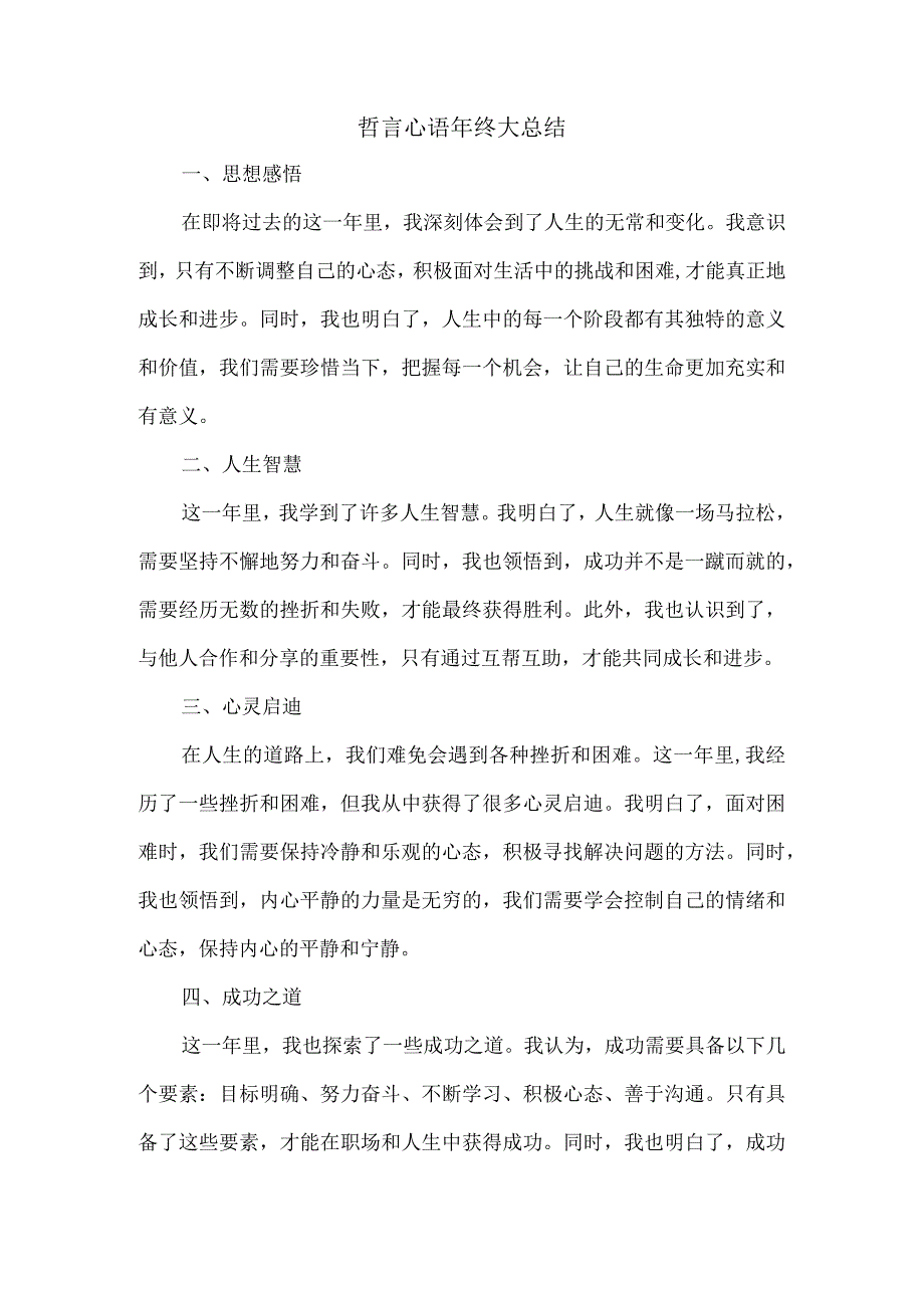 哲言心语年终大总结.docx_第1页