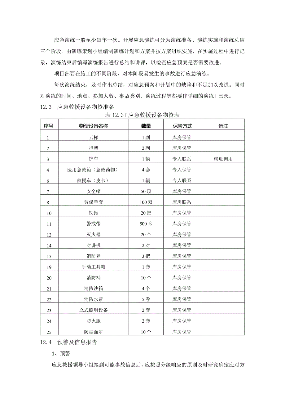 工程项目应急救援管理计划（施组技术标通用）.docx_第3页