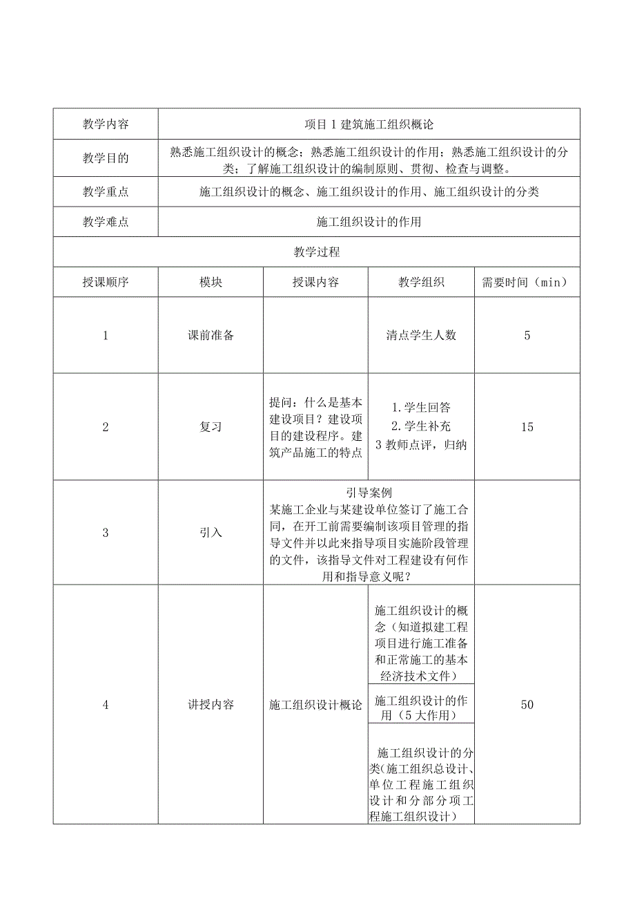 施工组织与管理教学设计.docx_第3页