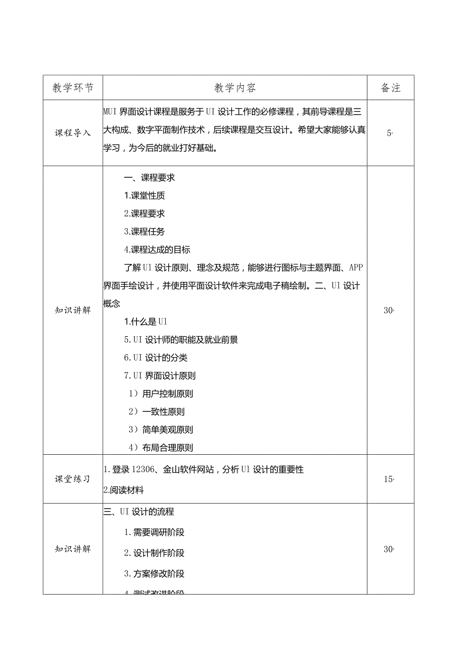 《移动UI交互设计（微课版）（第2版）》教学教案.docx_第2页