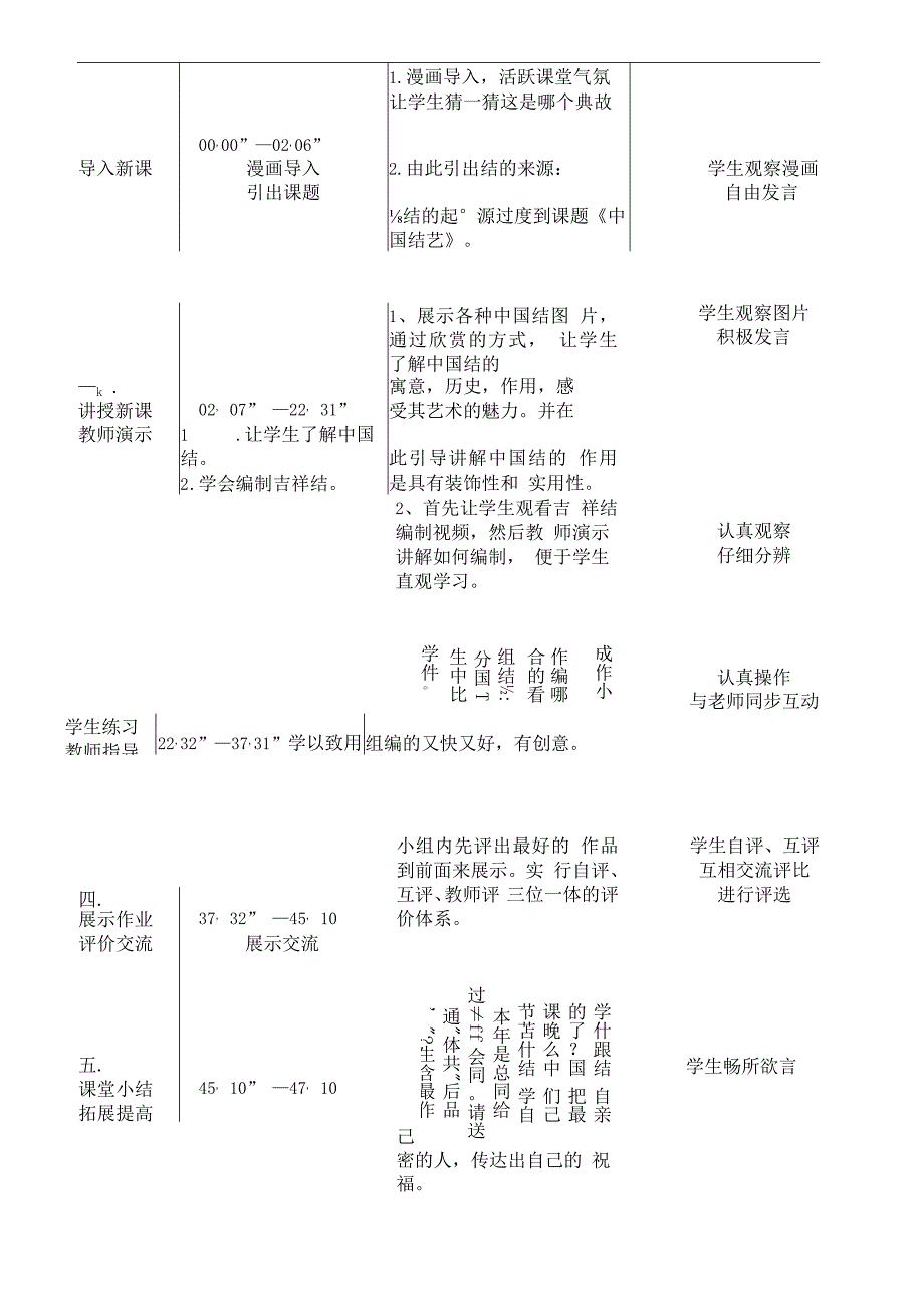 《第14课中国结艺》教学设计辽海版七年级美术上册.docx_第3页