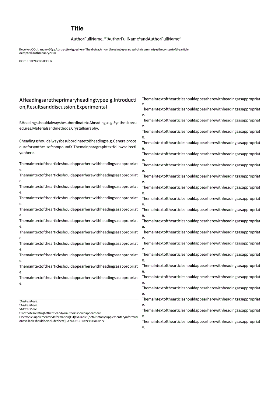 《RoyalSocietyofChemistry》期刊论文投稿格式模板.docx_第1页