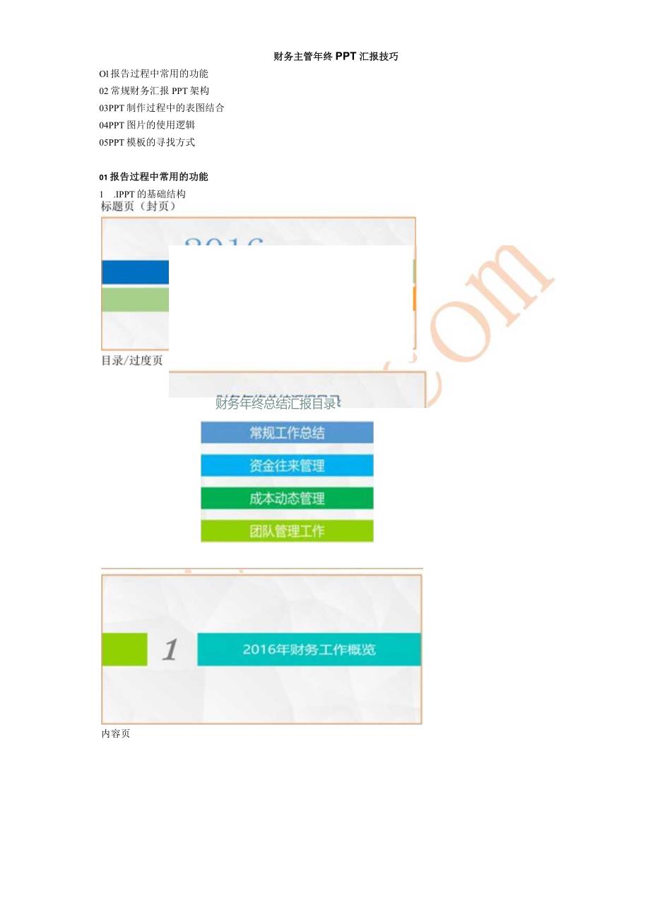 24、财务主管年终PPT汇报技巧.docx_第1页