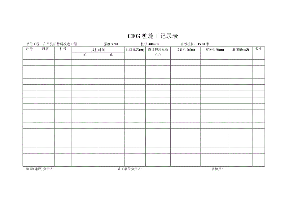 CFG桩施工记录表.docx_第2页