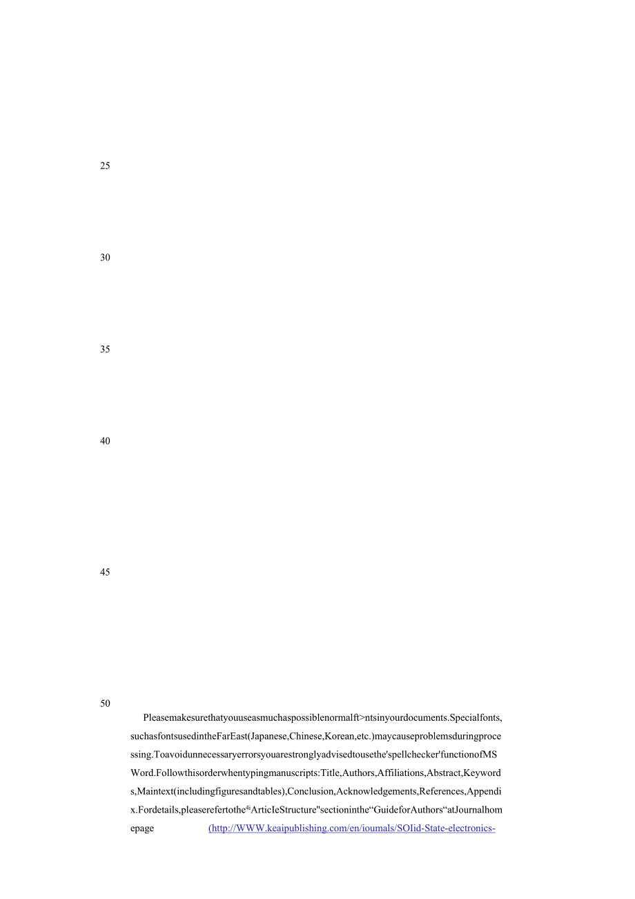 Elsevier《SolidStateElectronicsLetters》SSEL论文投稿模板.docx_第2页