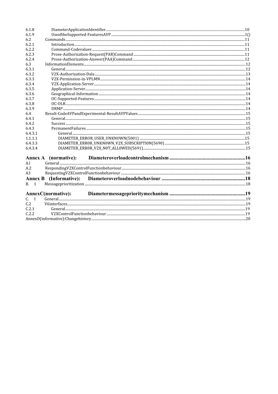 TS29.389V1.0.0(2017-03)Inter-V2XControlFunctionSignallingaspects(V6);.docx_第3页