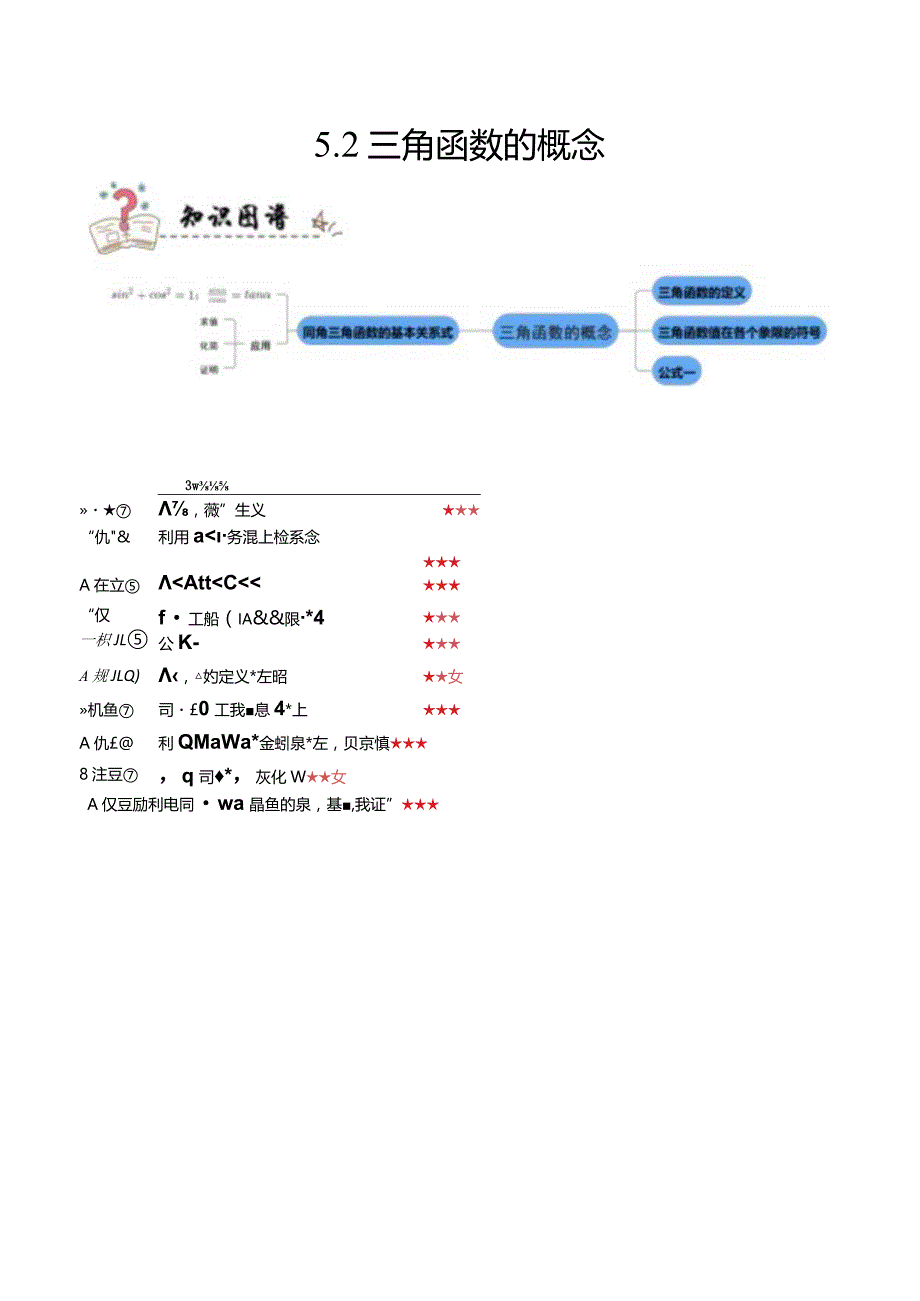 5.2三角函数的概念（解析版）.docx_第1页