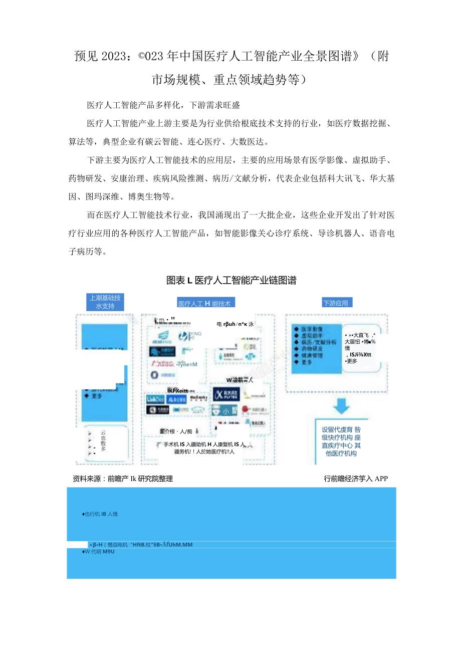 《2023年中国医疗人工智能产业全景图谱》(附市场规模、重点领域趋势等).docx_第1页