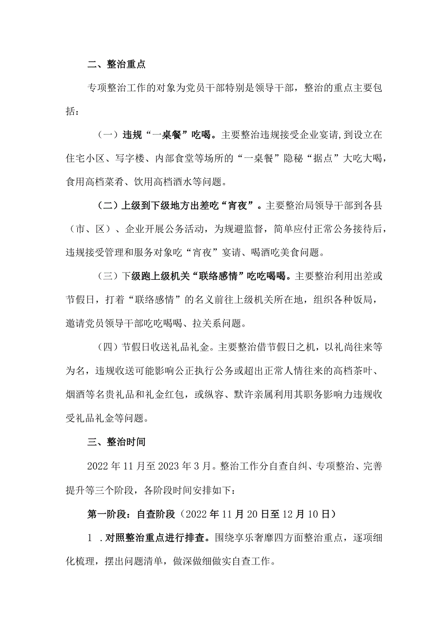 3篇享乐奢靡“四个方面”突出问题专项整治工作情况报告.docx_第2页