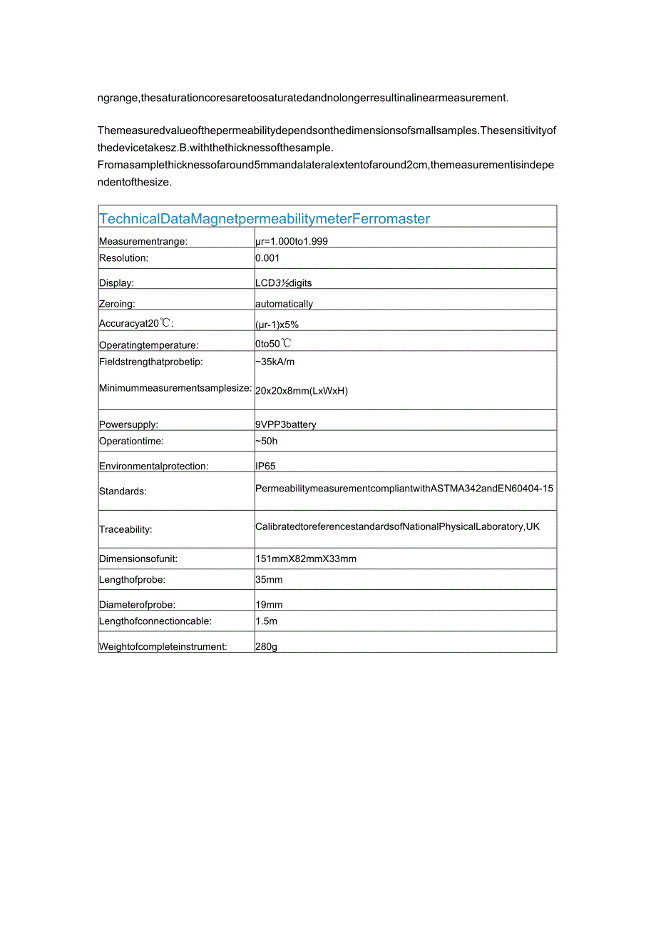 MagnetpermeabilitymeterFerromaster.docx_第2页