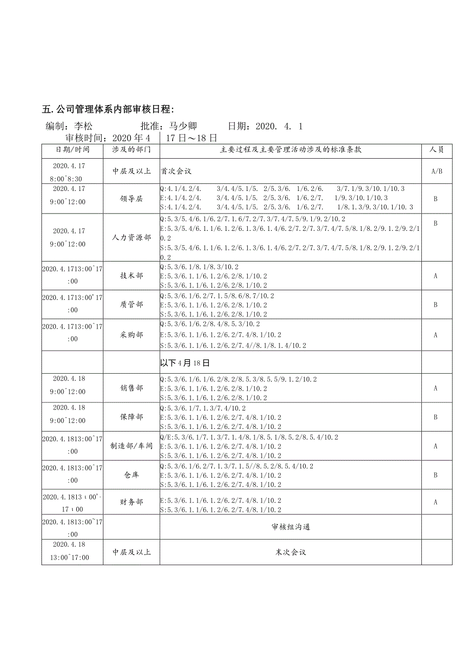 ISO三体系内部审核资料(全套完整版).docx_第3页