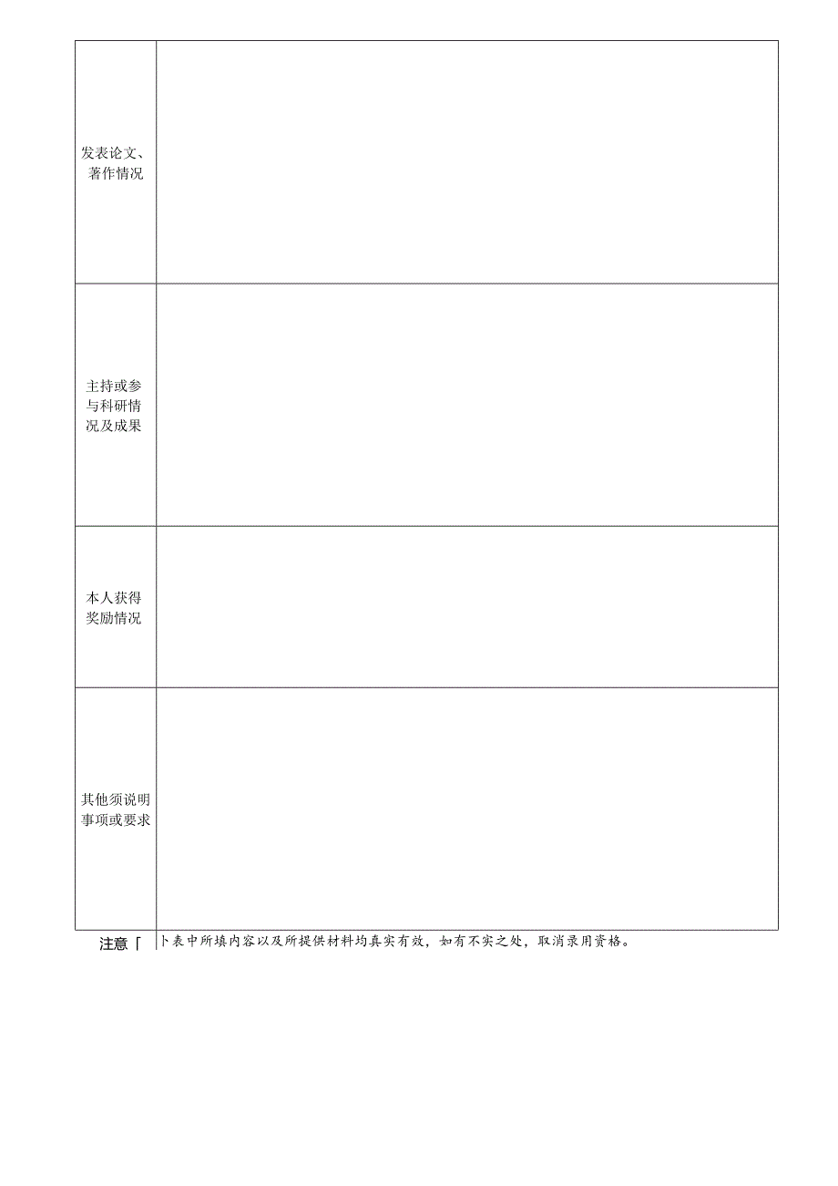 个人简历空白表格(23).docx_第2页