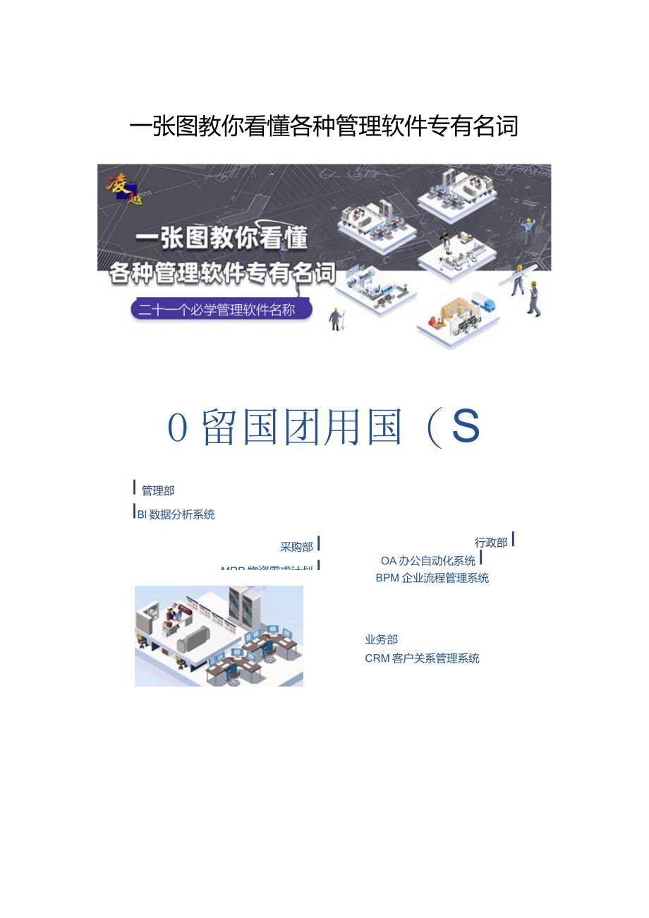 一张图教你看懂各种搞管理软件专有名词.docx_第1页