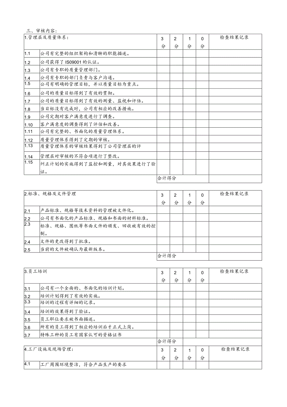 供应商审核评分等级表.docx_第2页