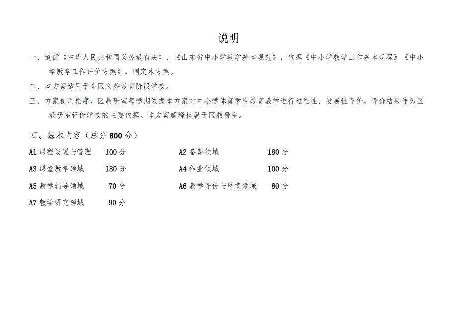 中小学体育学科教学工作评价方案.docx_第2页