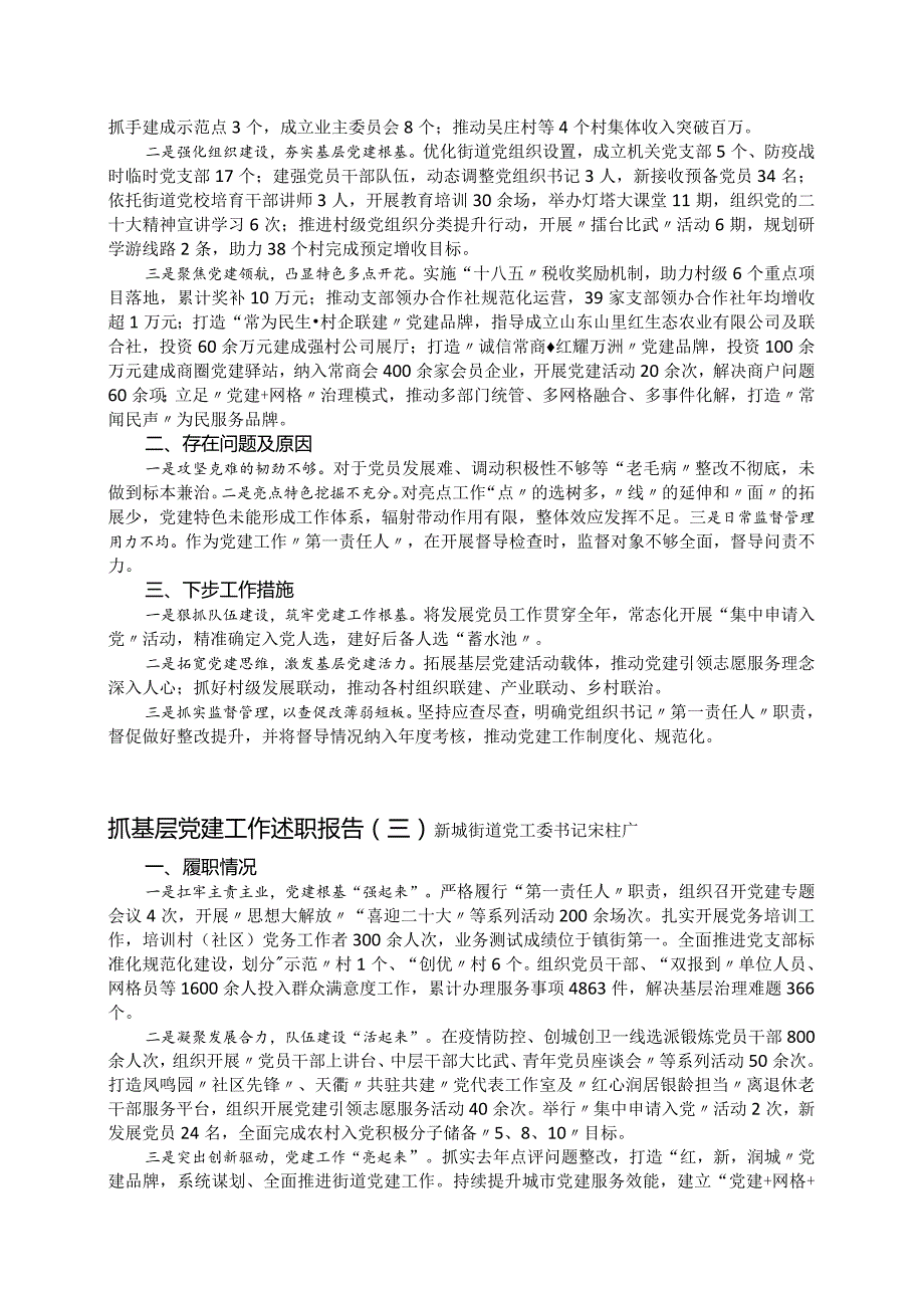 【述职报告】抓基层党建工作述职报告.docx_第2页