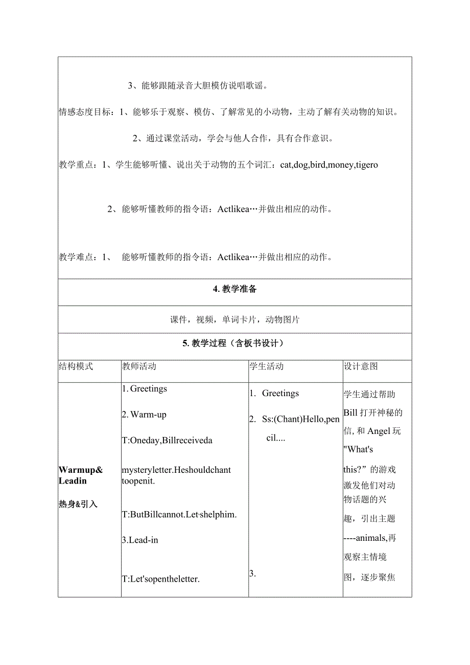 一年级上册Unit3Animals新起点一年级上册Unit3AnimalsLesson1.docx_第2页