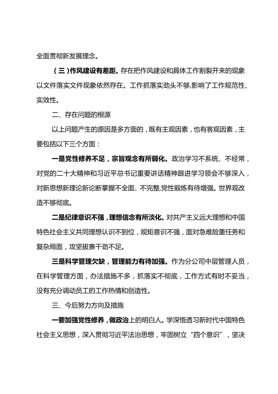 东港石油公司纪检巡察干部党性分析报告2.docx_第2页