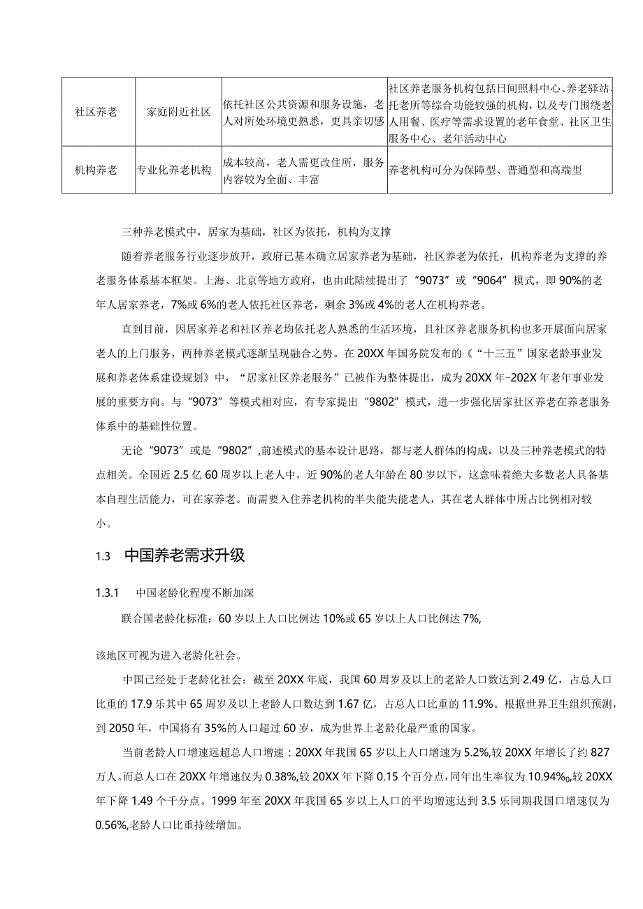 中国养老行业的分析研究报告.docx_第3页