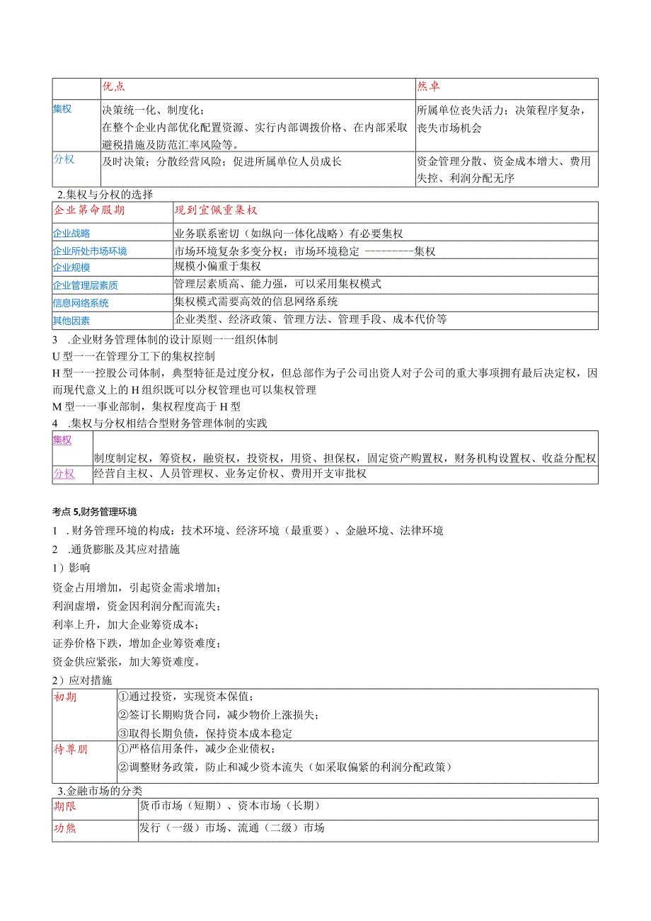 中级会计职称《中级财务管理》三色笔记.docx_第2页