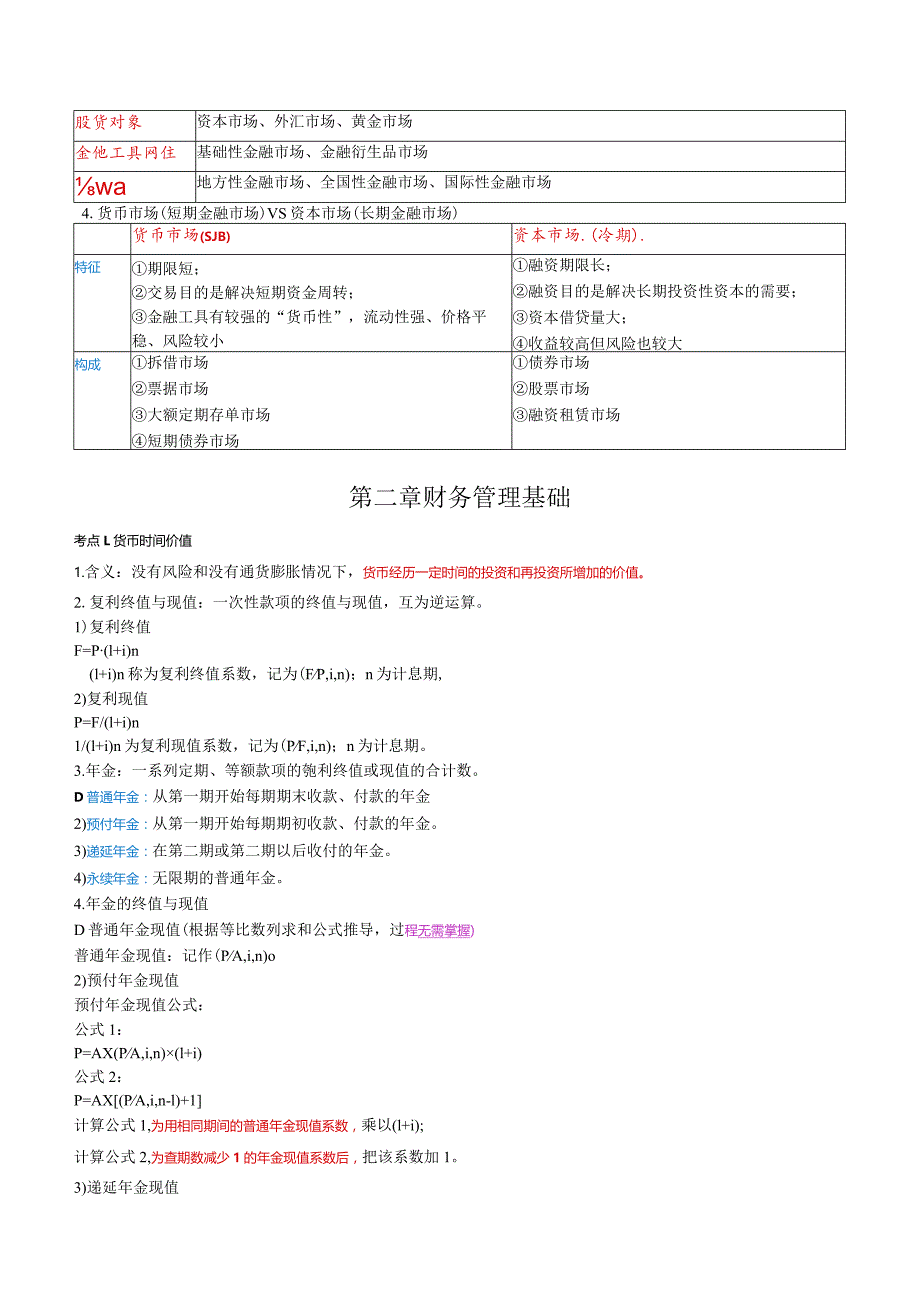 中级会计职称《中级财务管理》三色笔记.docx_第3页