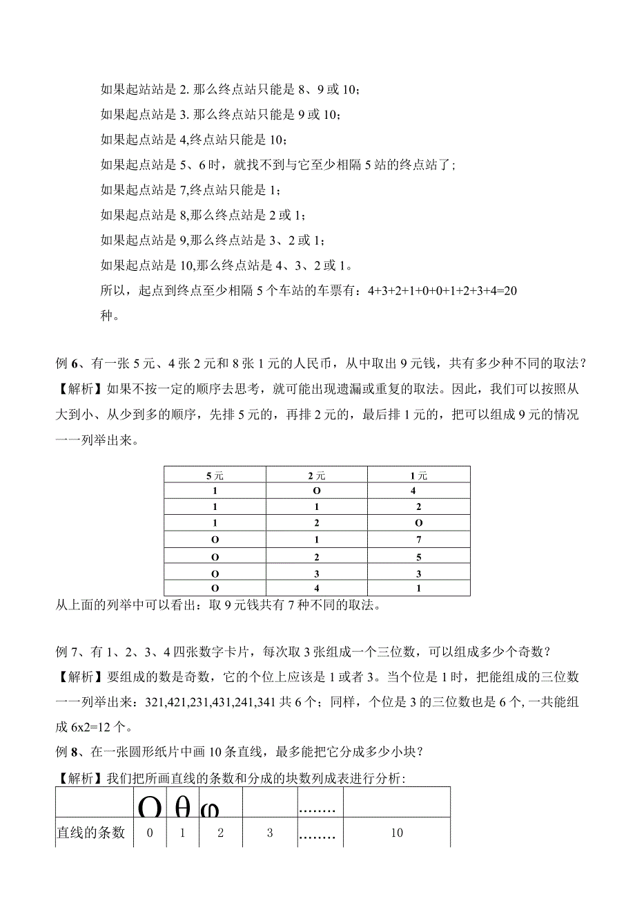 四年级奥数——简单列举（剖析版）.docx_第3页